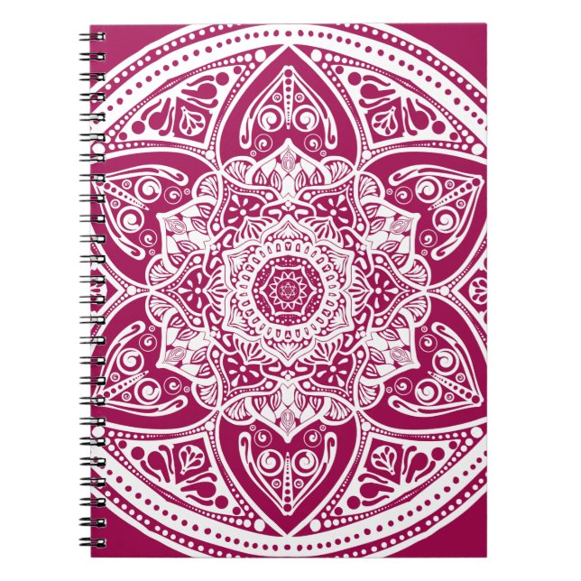 Wine Mandala Notebook (Front)