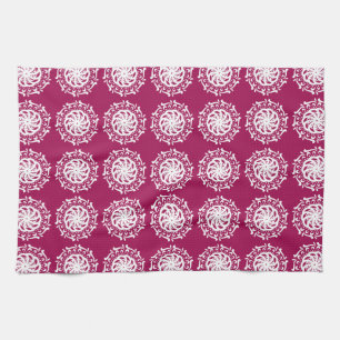 Wine Mandala Tea Towel