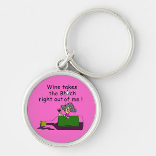 Wine Mellows Me Key Ring