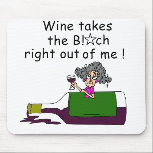 Wine Mellows Me Mouse Mat