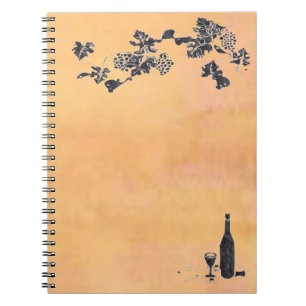 Wine Menu Notebook