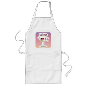 WINE, MORE WINE, EVEN MORE WINE LONG APRON