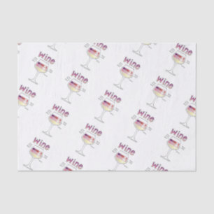 WINE, MORE WINE, EVEN MORE WINE TISSUE PAPER