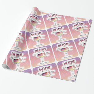 WINE, MORE WINE, EVEN MORE WINE WRAPPING PAPER