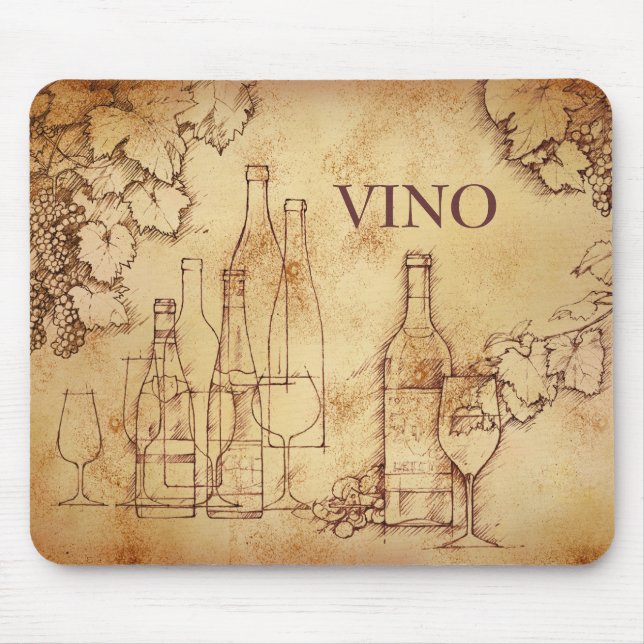 Wine Mouse Mat (Front)