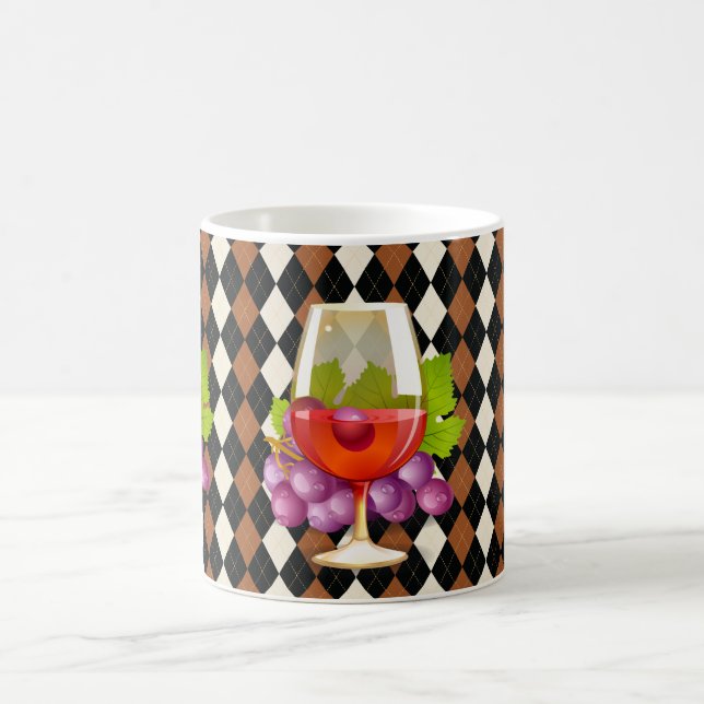 Wine n Grapes Coffee Mug (Center)