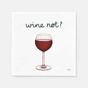 Wine Not Cocktail Napkin