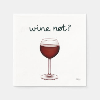 Wine Not Cocktail Napkin
