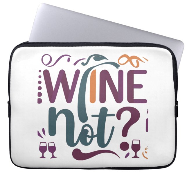 Wine Not? Electronics Bag (Front)