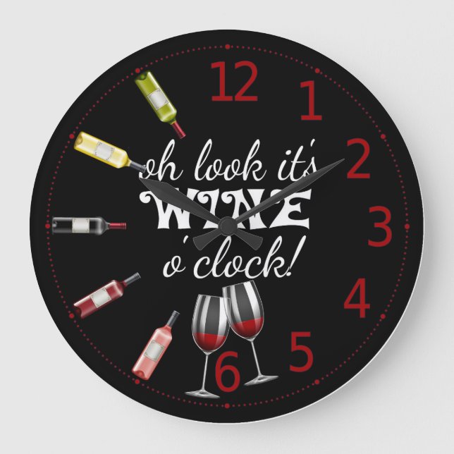 Wine O Clock Clock (Front)