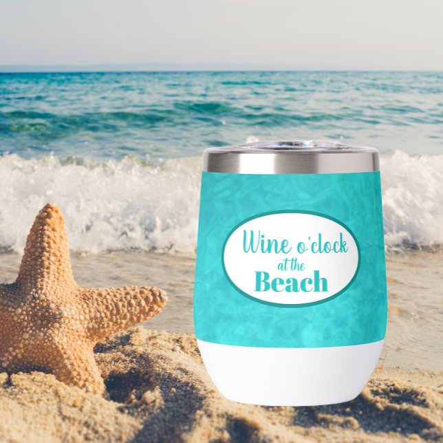 Wine O'Clock at the Beach Marine Blue (In Situ Beach)