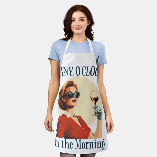 Wine O'clock in the Morning Apron (Worn)