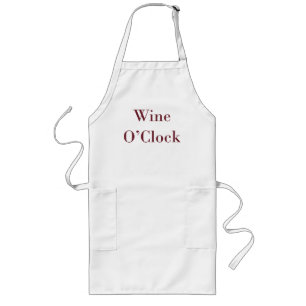 Wine O'Clock Long Apron