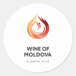 Wine of Moldova Sticker