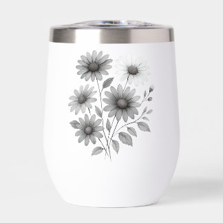 Wine or Water Tumbler - Daisy Design - Corrine & C