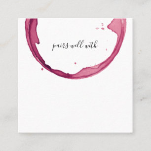 Wine Pairing Cards