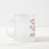 Wine pairs football funny gameday frosted mug