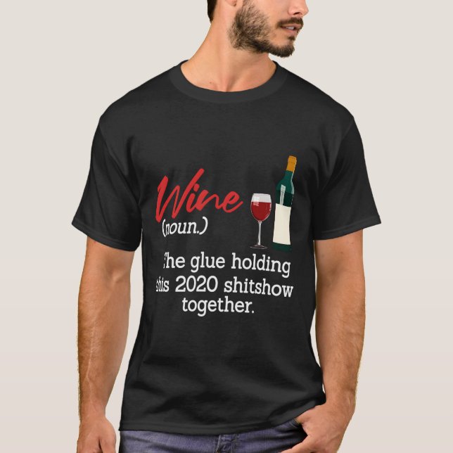 Wine Pajama For Family Mom T-Shirt (Front)