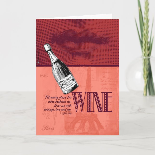 Wine Party Invitation (Front)