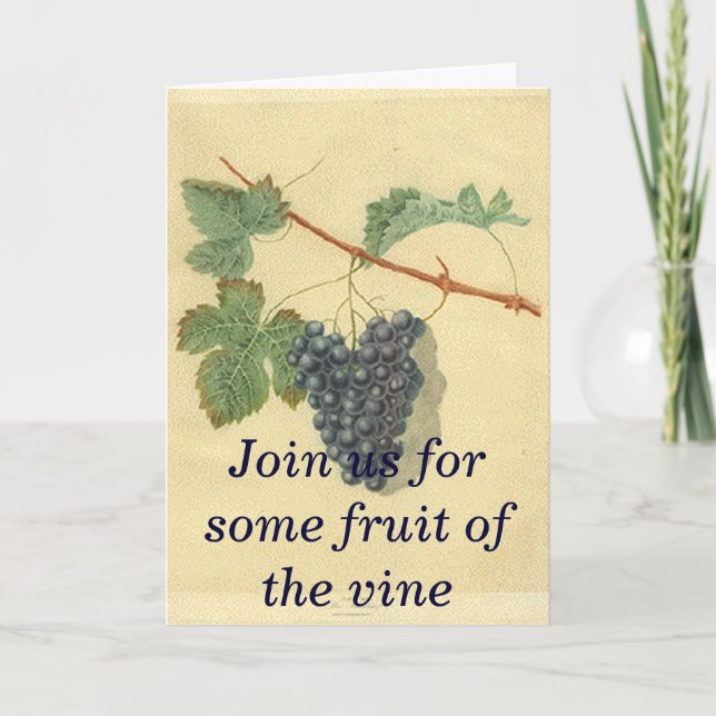Wine Party Invitation (Front)