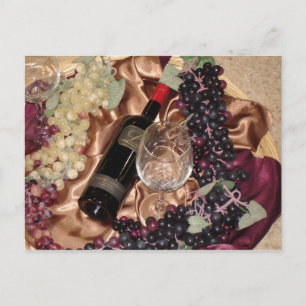 Wine Party Invitation Celebration Postcard