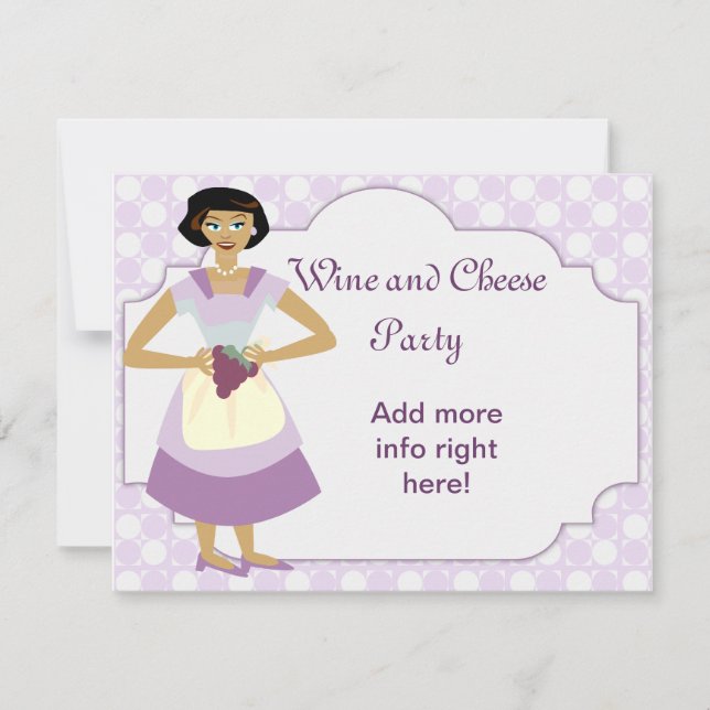 Wine Party or Tasting Invite (Front)