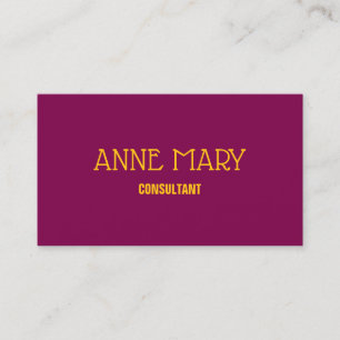 Wine Pink Orange Modern Burgundy Maroon Red Business Card