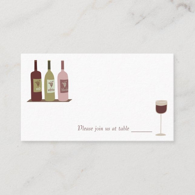 Wine Place Cards (Front)