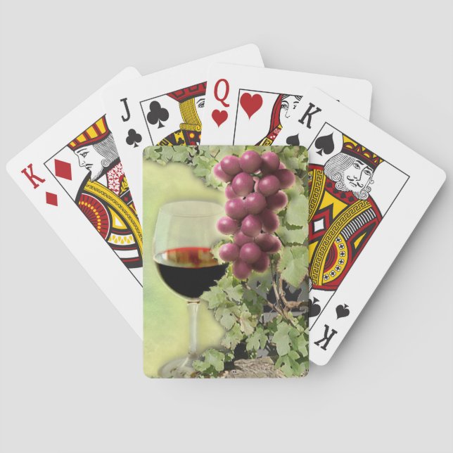 Wine Playing Cards (Back)