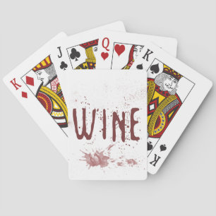 Wine Playing Cards
