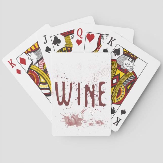 Wine Playing Cards (Back)