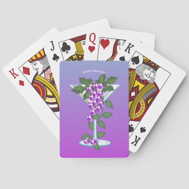 Wine Playing Cards (Back)