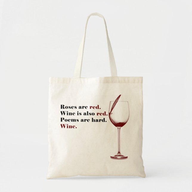 Wine Poem Bag (Front)