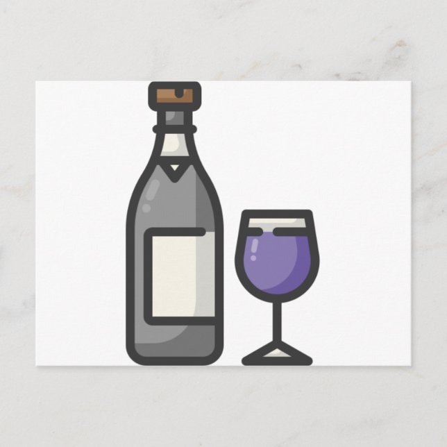 wine postcard (Front)