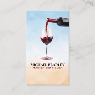 Wine Pour   Tasings Business Card