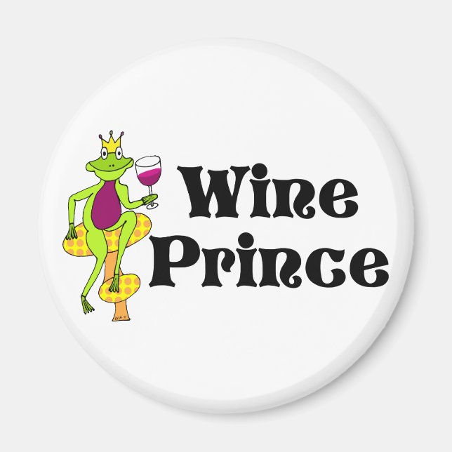 Wine Prince Magnet (Front)