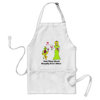 Wine Prince & Princess ...Happily Ever After Standard Apron