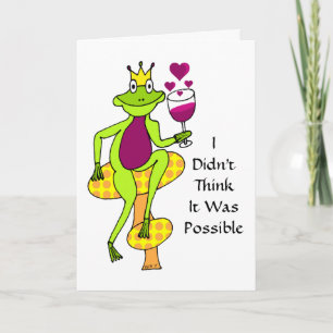 Wine Prince Valentine's Day Card
