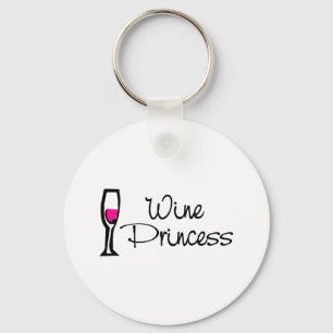 Wine Princess Key Ring