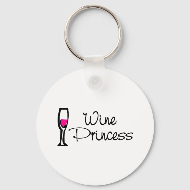 Wine Princess Key Ring (Front)