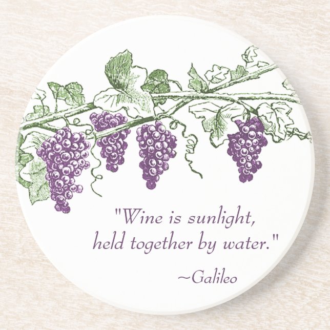 Wine Quote coasters (Front)