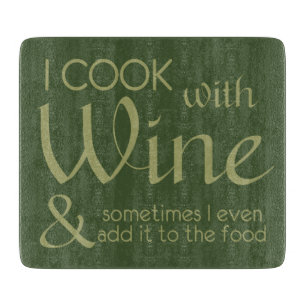 Wine Quote cutting board