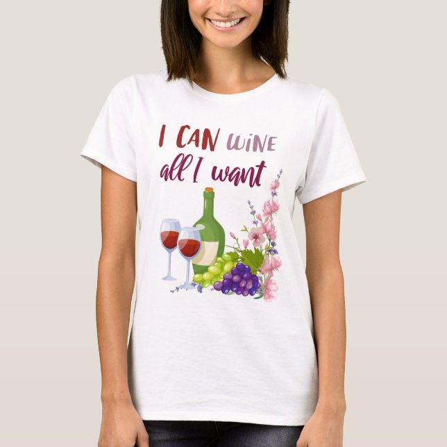 WINE QUOTE  T-Shirt (Front)