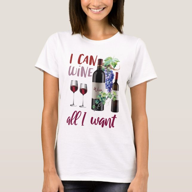 WINE QUOTE  T-Shirt (Front)