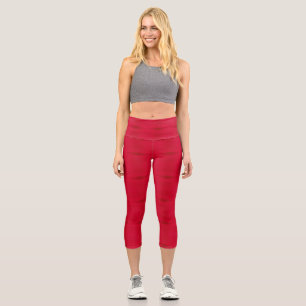 Wine-Red Capris