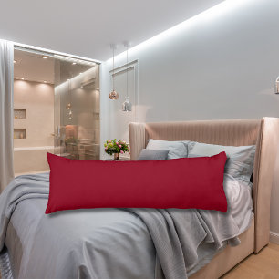 Wine Red Solid Colour Classic Elegant Body Cushion