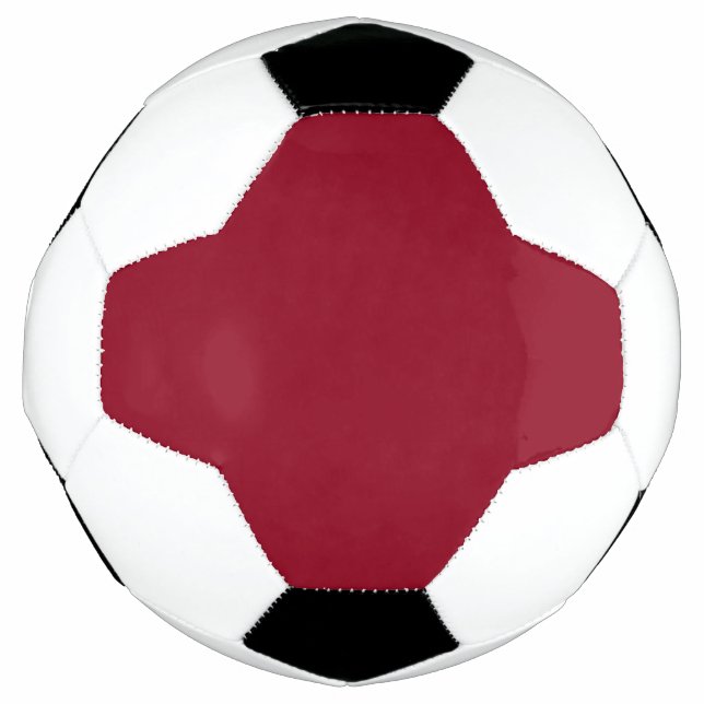 Wine Red Solid Colour | Classic | Elegant Football (Front)