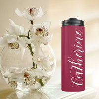 Wine Red Stylised Wedding Bridesmaid