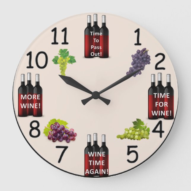 Wine Reminder Clock (Front)