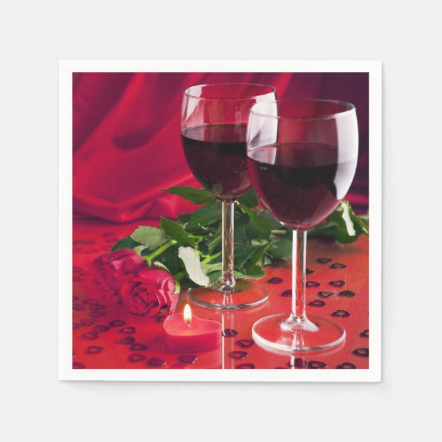 Wine & Roses Napkin (Front)